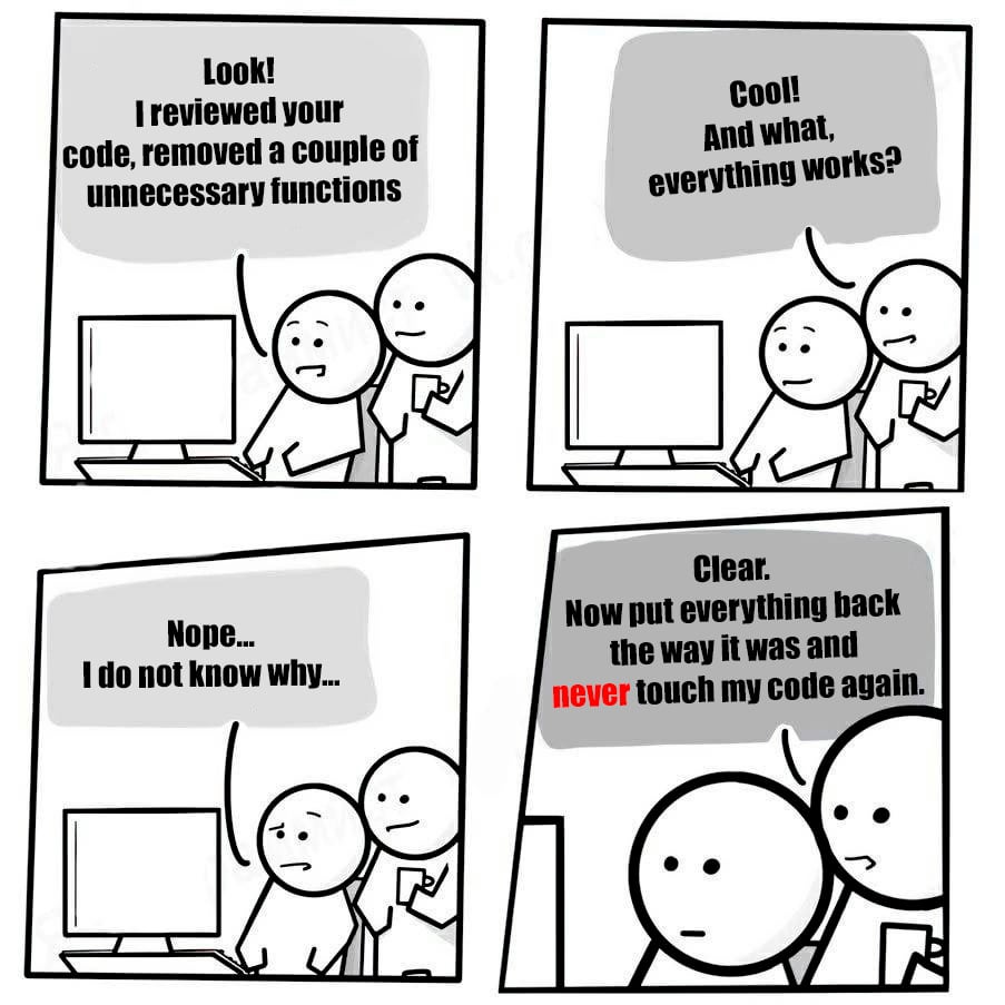 cleaning up old code