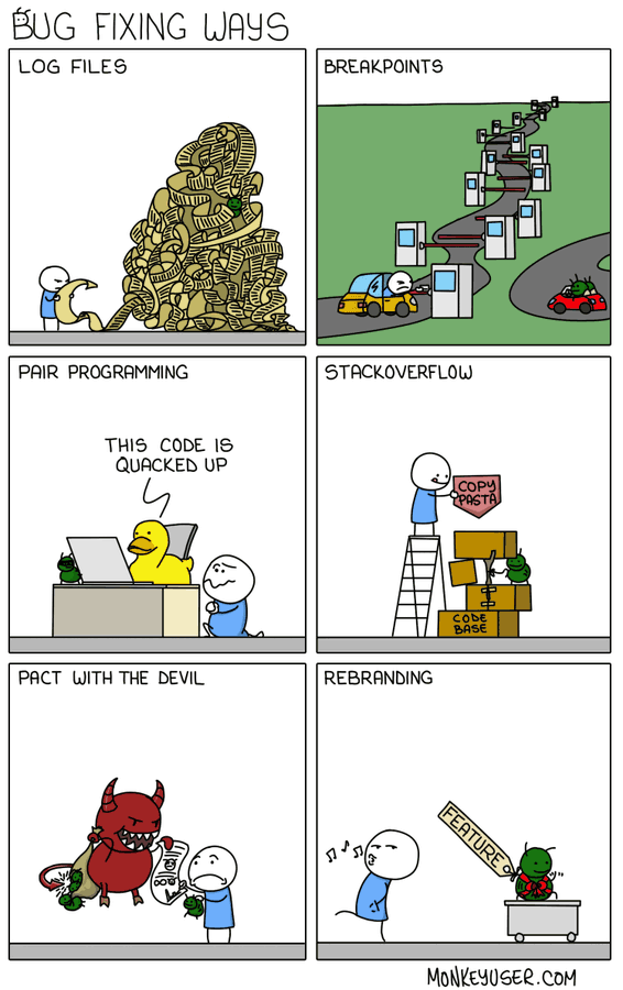 fixing bugs