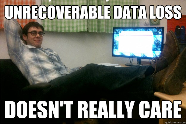 data loss fixed