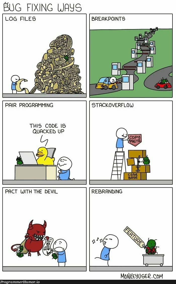 Fixing bugs