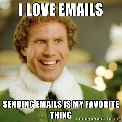 I love emails
