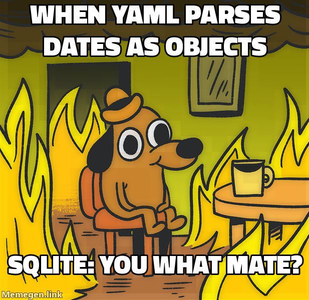 When YAML parses dates as objects