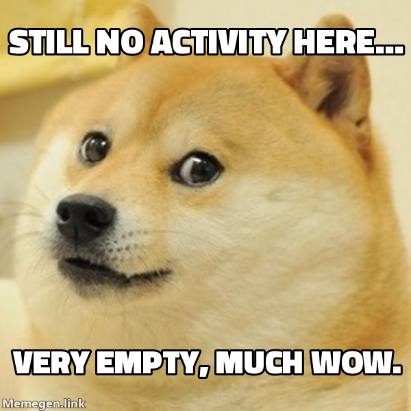still no activity here...