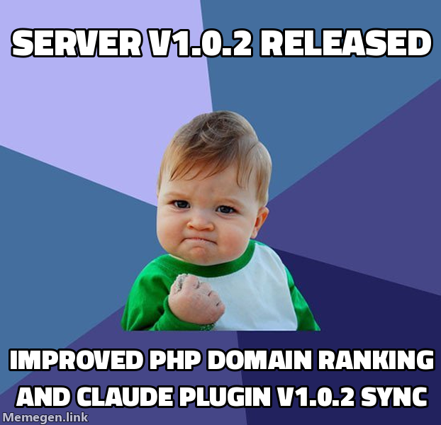 Server v1.0.2 released