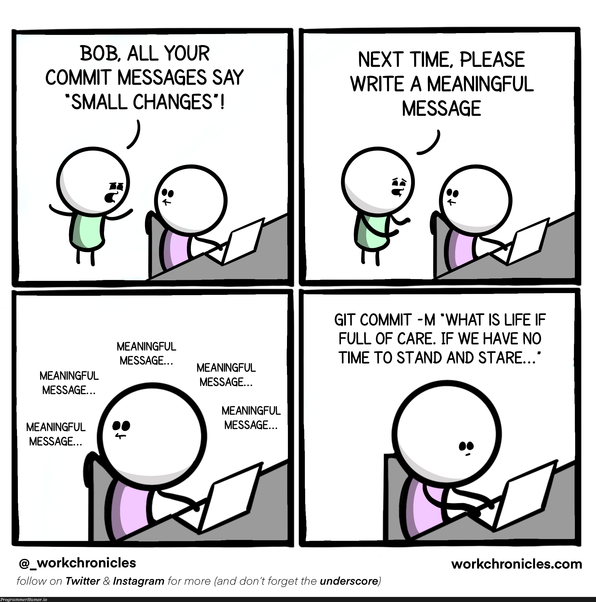 Messaging developer mood