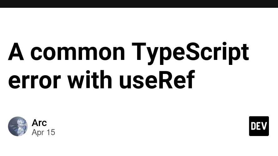 TypeScript useRef error