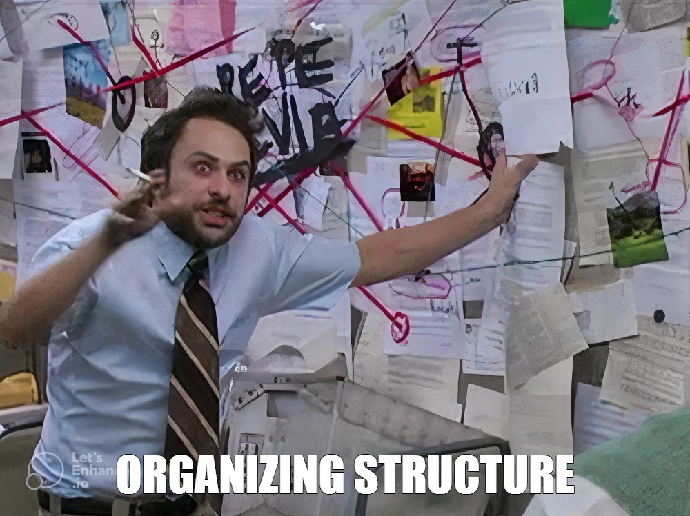 Organizing structure