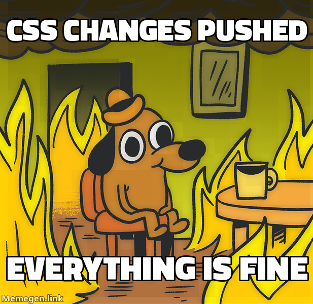 CSS changes pushed