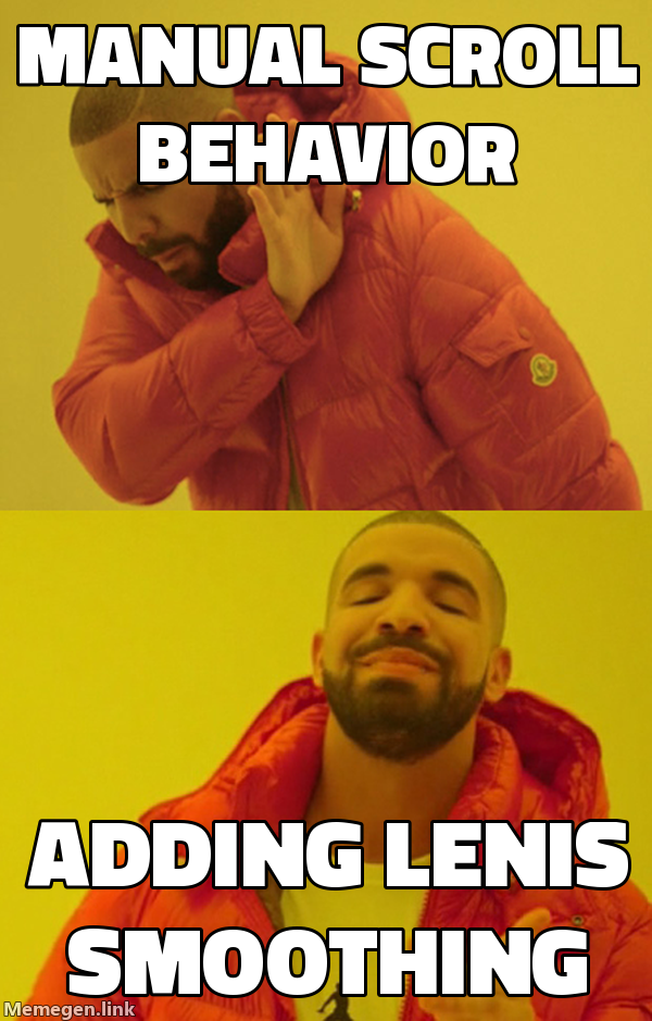 Smoothing out the experience