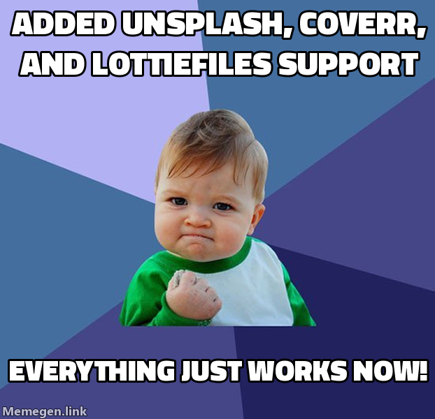 Everything just works now!
