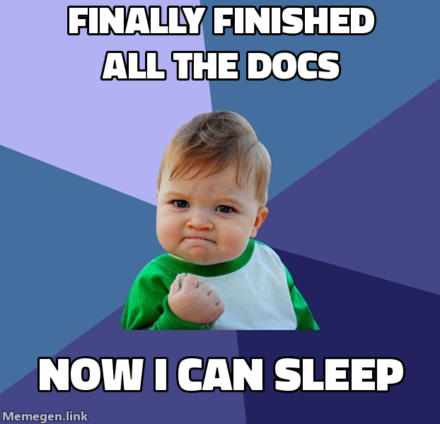 Finally finished all the docs