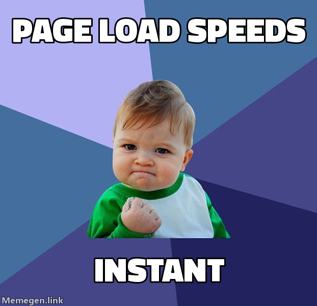 Instant page loads