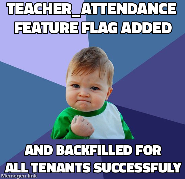 Feature flag success