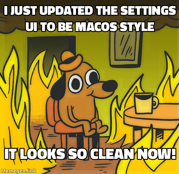 macOS-style UI overhaul