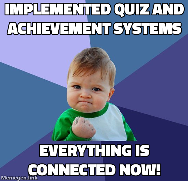 Everything is connected now!